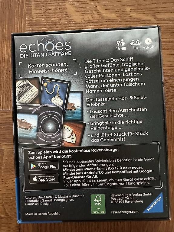 Giochi: Echoes - Die Titanic Affäre – Usato da Aarau venduto da Soleil-sole 1