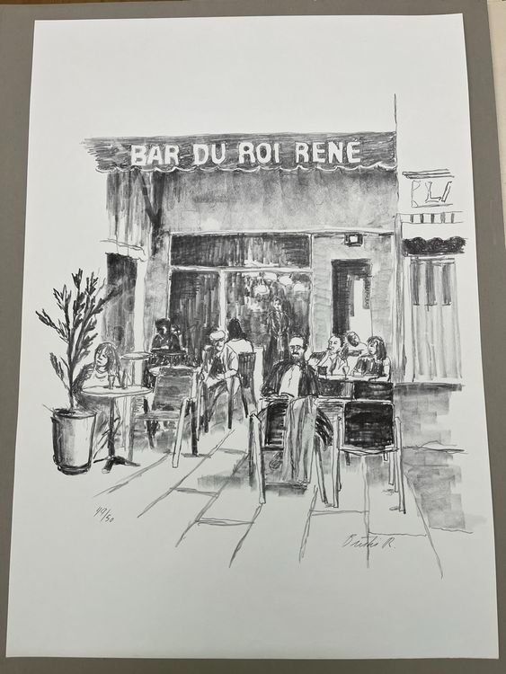 Arts picturaux & lithographies: RENÉ BÜRKI LITHOGRAPHIE SIGNIERT NUMMERIERT – D'occasion à Gersau par grafik-kunst 1