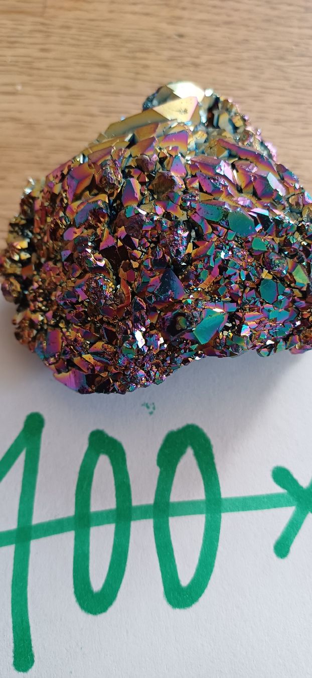 Pietre preziose: Aura Amethyst Cluser Regenbogen – Usato da Flawil venduto da Naphtali 2
