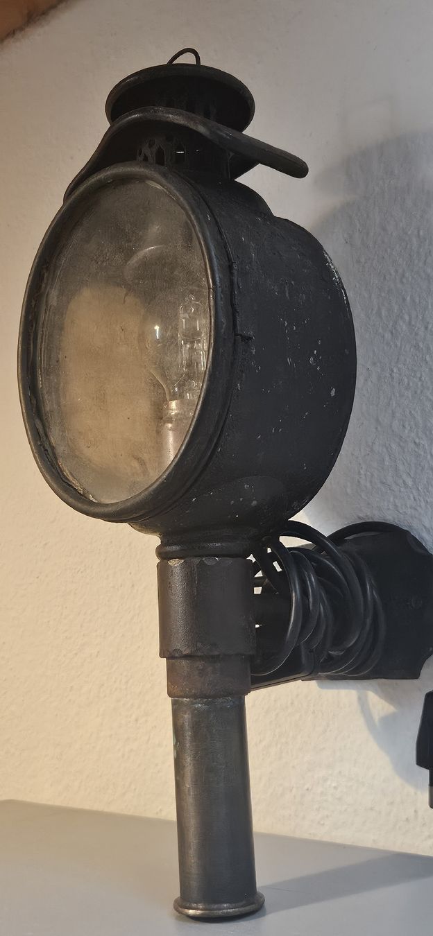 Lampade: Alte Kutschenlampe mit Wandhalterung – Usato da Belp venduto da Ginus85 3