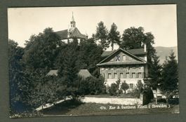 AK sw Flüeli OW Kur- & Gasthaus Flüeli ≈ 1926 
