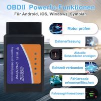 Diagnosegerät OBD2 ELM327 Bluetooth Auto IOS Tester Scanner