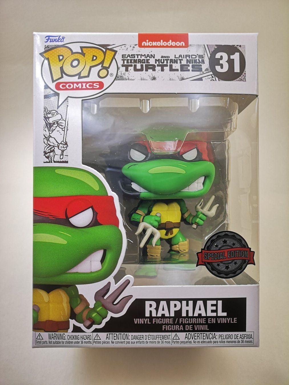 Funko Figuren: Funko Pop Raphael #31 – Neu und originalverpackt aus Riehen von _TheCollectorShop_