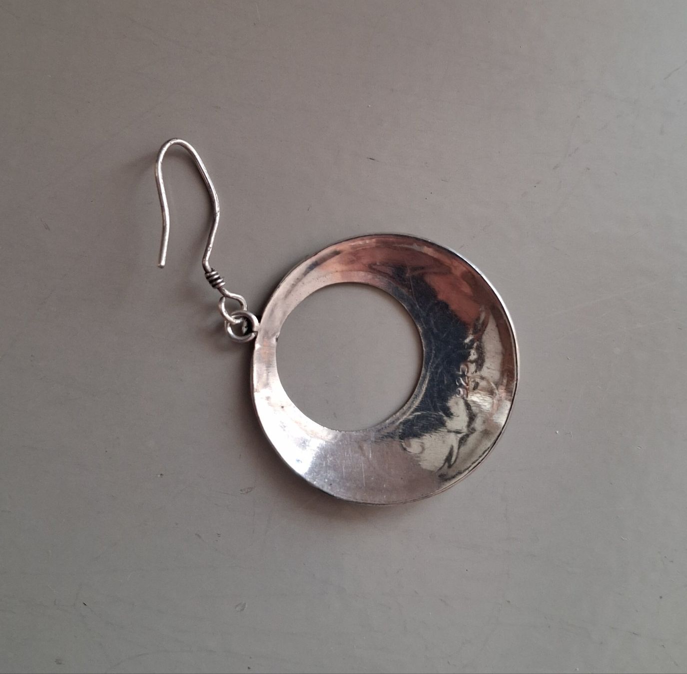 Boucles d'oreille: Einzelner Ohrring, Silber 925, wunderschön filigran – D'occasion à Wald ZH par e8e 2