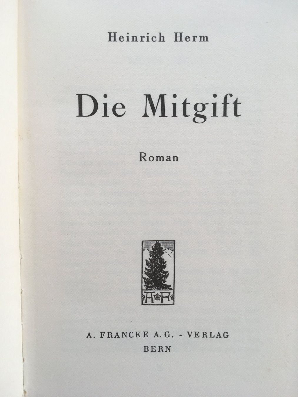 Libri: Die Mitgift; Heinrich Herm (1941) – Usato da Grenchen venduto da Kogi7 2