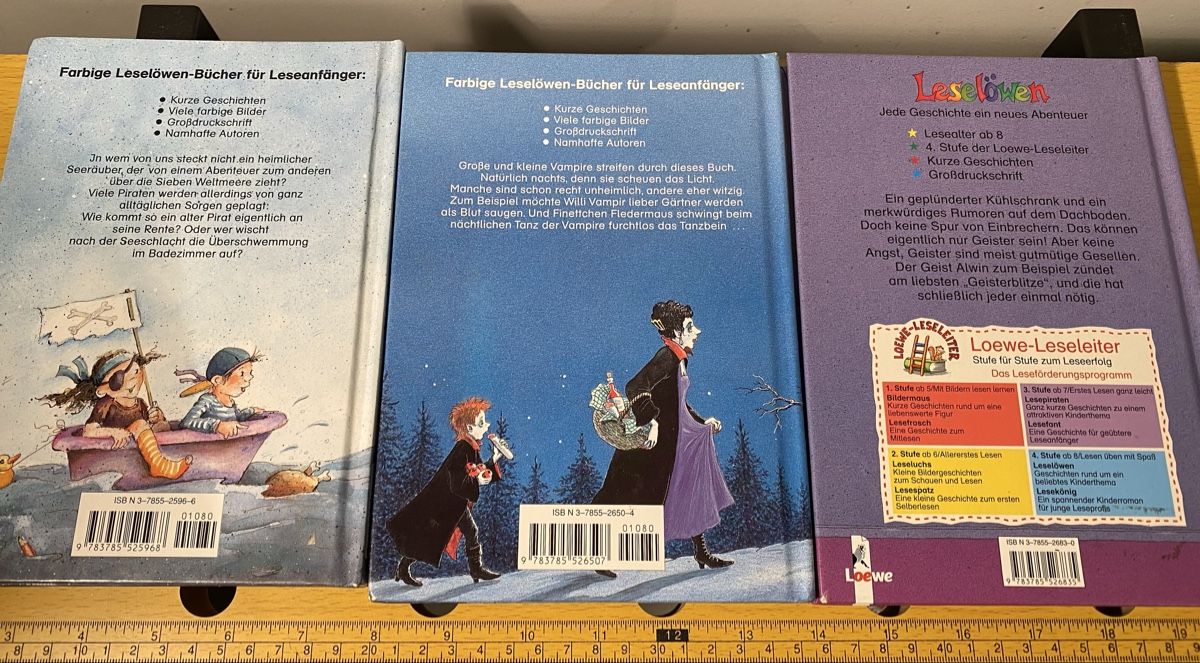 Libri: 3 Leselöwen Bücher: Seeräuber, Vampire, Geister – Usato da Volketswil venduto da Ahot 3