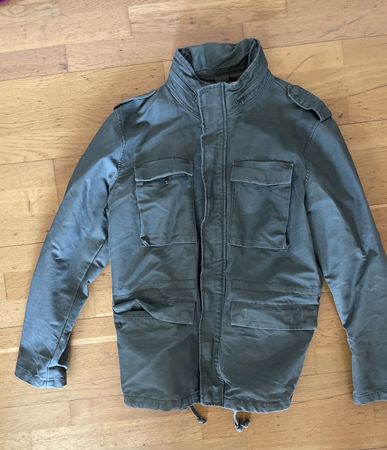 H&M L.O.G.G. Field Jacket M – Olive Utility / Outdoor Style