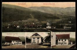 AK Herbetswil, Gasthaus Zum Reh, Post, Handlung von Ed. Binz