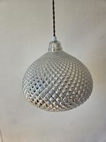 Stilvolle Silber-Glas-Hängelampe - Moderner Look!