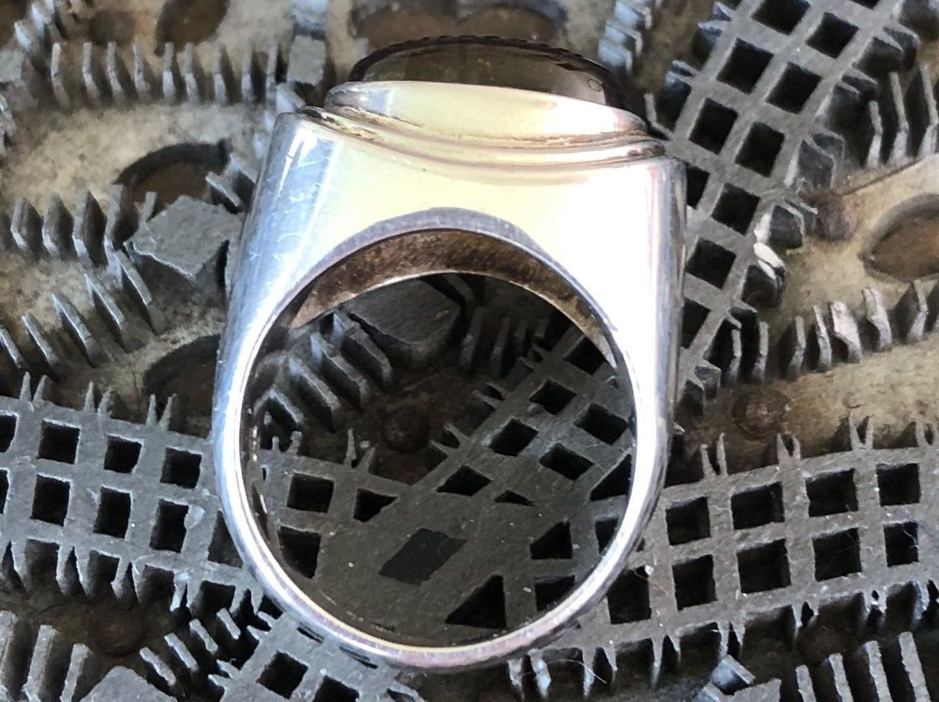 Anelli: TURMALIN Cabochon Silber Ring in Grösse: 57 – Nuovo (secondo la descrizione) da Seftigen venduto da tigers12 1