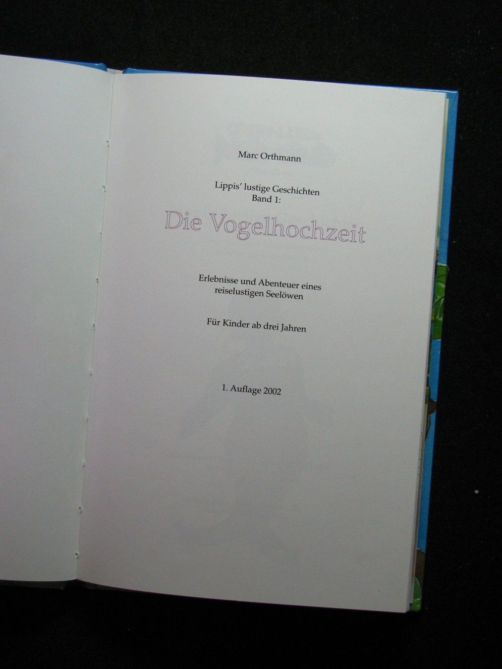 Libri: Marc Orthmann  Die Vogelhochzeit – Usato da Reitnau venduto da Zaomir 2