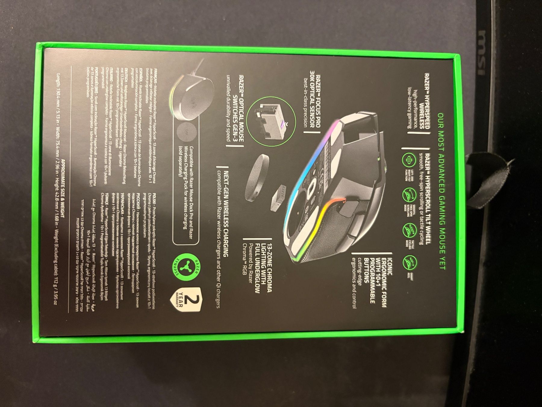 Razer Mouse: souris razer – Nuovo e nell'imballaggio originale da Lignieres venduto da sobolo