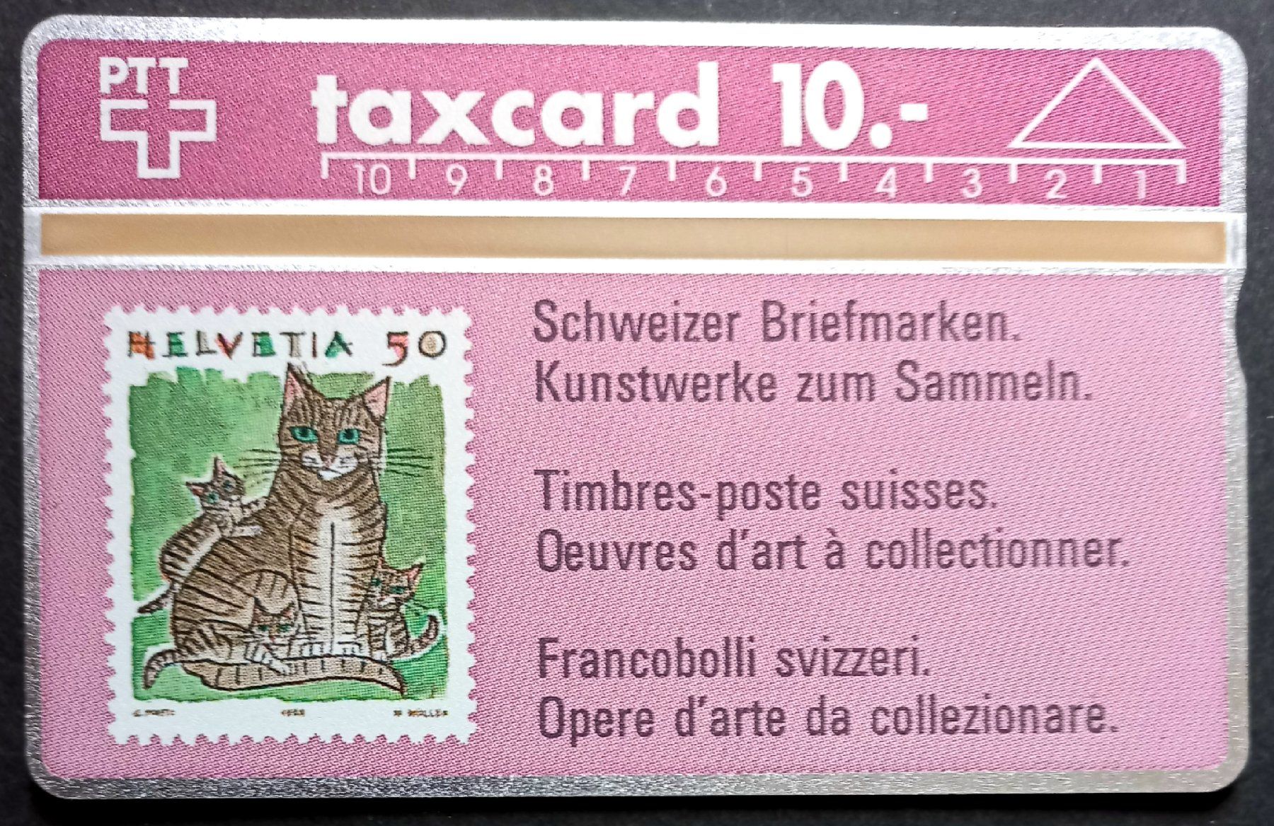 Swisscom Schede telefoniche: Taxcard - zu Briefmarke - CH – Usato da Niederuzwil venduto da lubimaja
