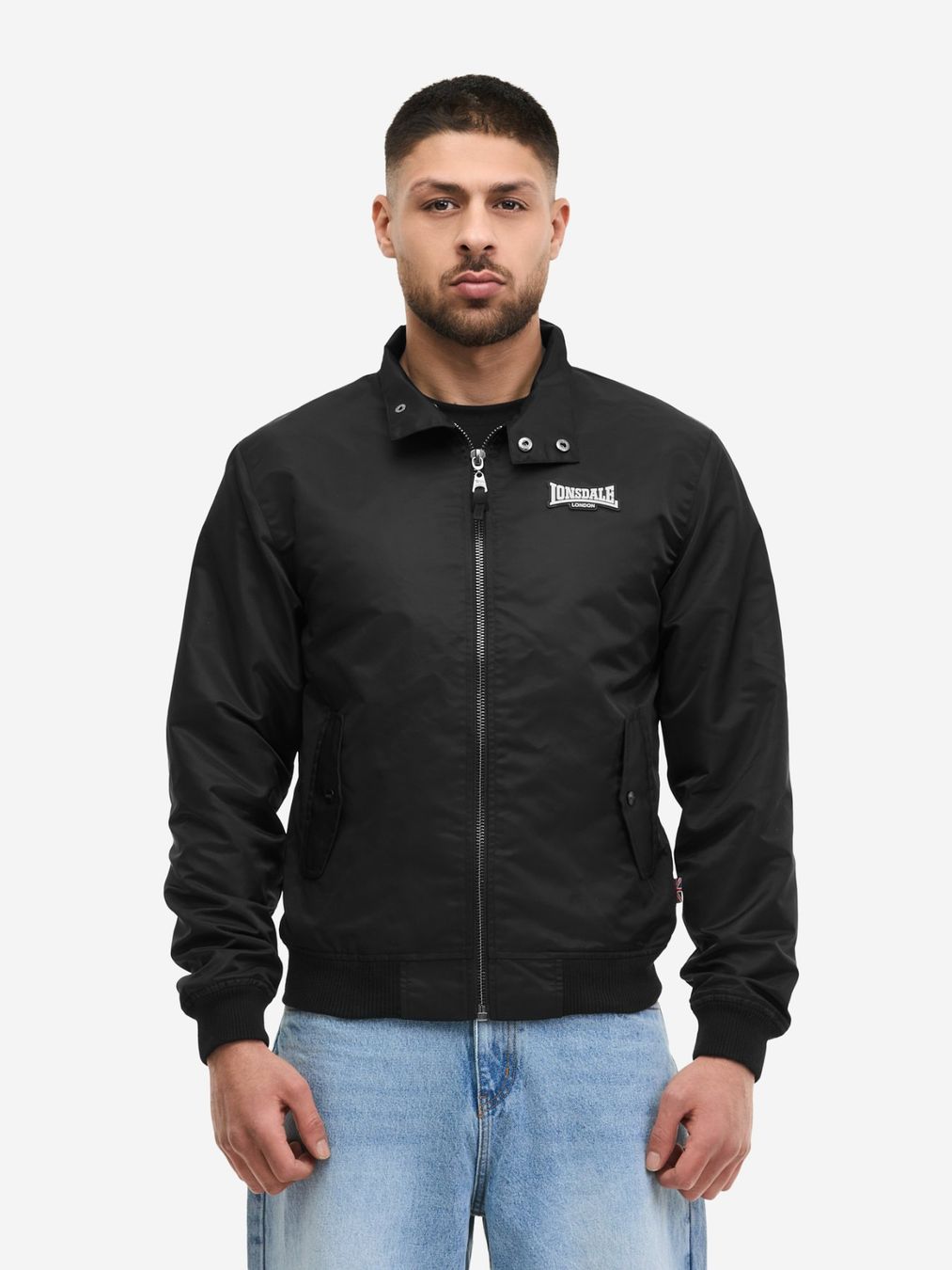 Lonsdale Giacche: Lonsdale Akeld Jacke Schwarz XL – Nuovo e nell'imballaggio originale da Düdingen venduto da BluePalm