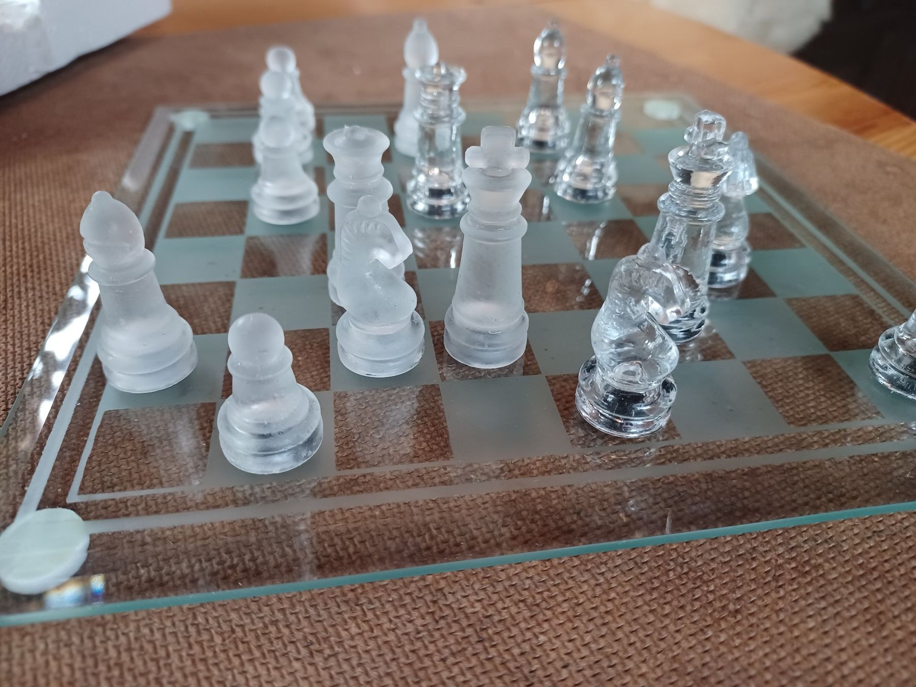Giochi: Schachspiel Glas – Nuovo (secondo la descrizione) da Wangen a.Aare venduto da Schneckenparadies 2