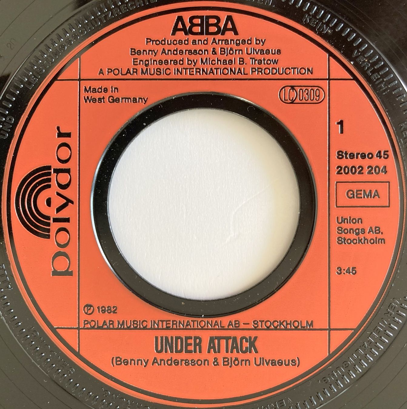 Vinyles: ABBA - UNDER ATTACK – D'occasion à Bottens par hotter-than-hell 2