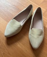 Ballerinas, Flats, Lindengrün, Gr. 38
