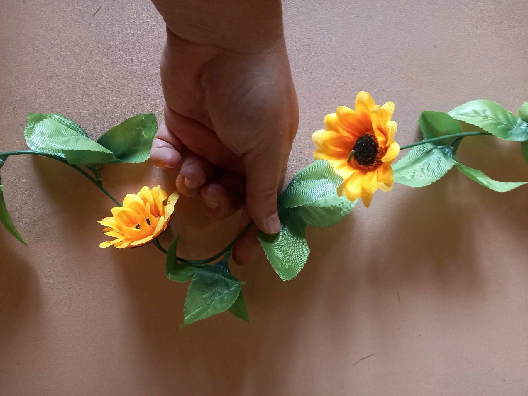 Alle Dekorationen: 26m Girlande künstlichen Sonnenblumen - Guirlande tournesol – Neu (gemäss Beschreibung) aus Bussigny von NATURALO 5