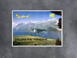 Poster Engadin Surf Marathon, St.Moritz