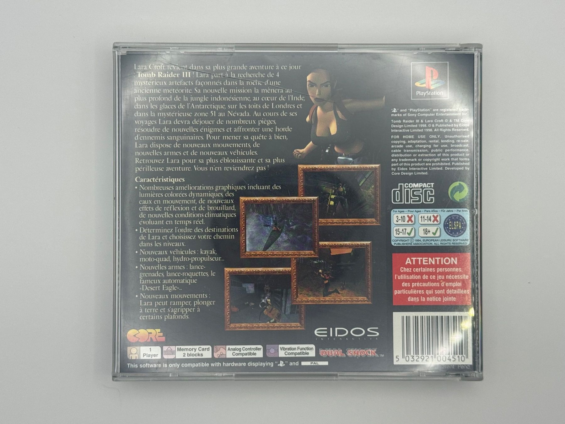 Sony Giochi: Tomb Raider III - Playstation 1 – Usato da Bettlach venduto da awi_7jcb 1