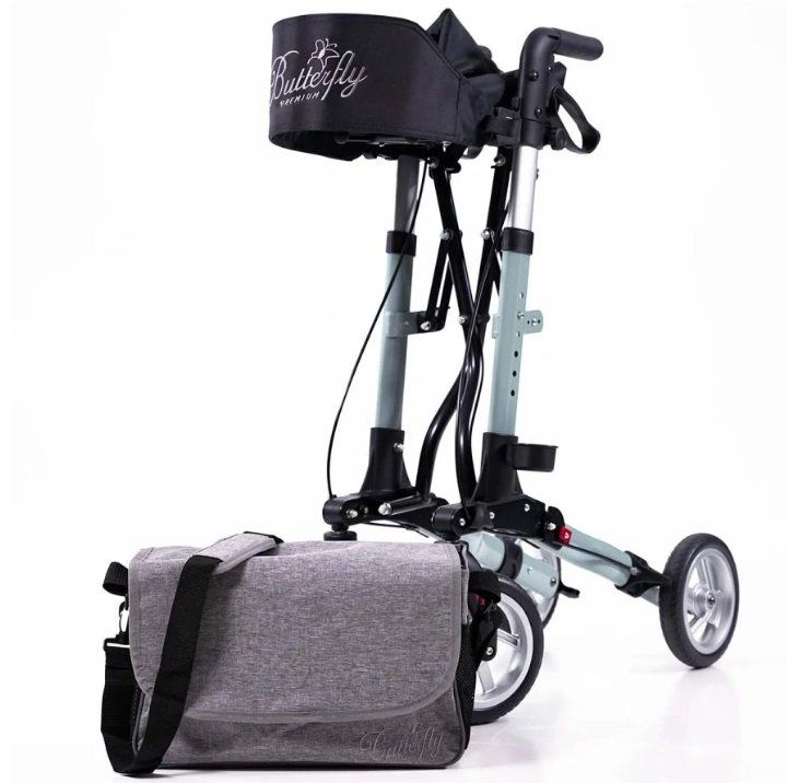 Ausili per la deambulazione: Leichtgewichtrollator Butterfly Premium rosa – Nuovo e nell'imballaggio originale da Bettlach venduto da Proteno 1
