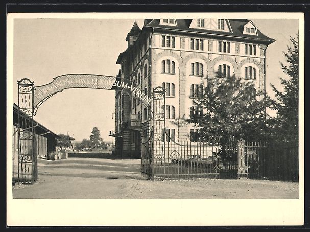 Cartoline postali: Pratteln, VSK-USC-Niederlassung, Eingang – Usato da Berlin venduto da bartko-reher