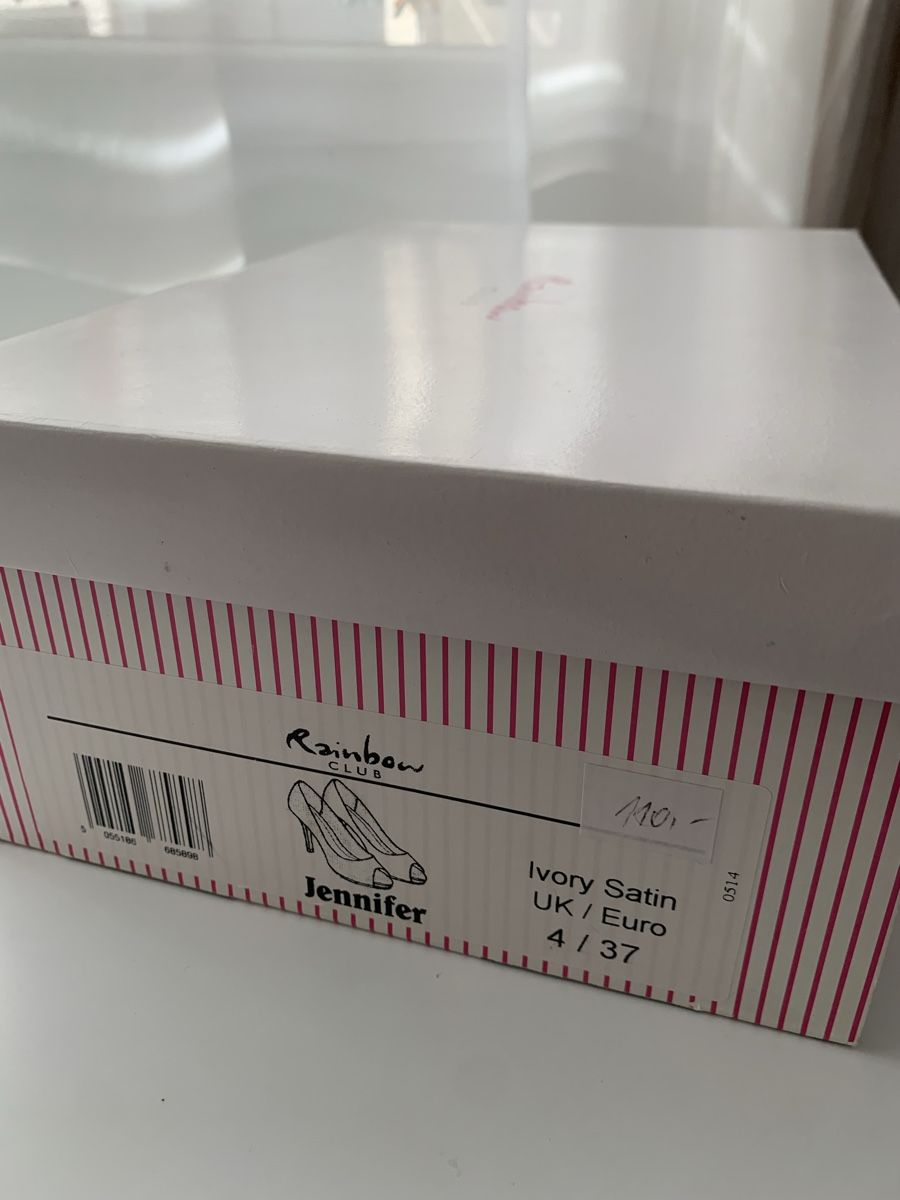 Rainbow Scarpe da donna: Brautschuhe Rainbow Club Gr.37 – Nuovo e nell'imballaggio originale da Wabern venduto da sonicblind 1