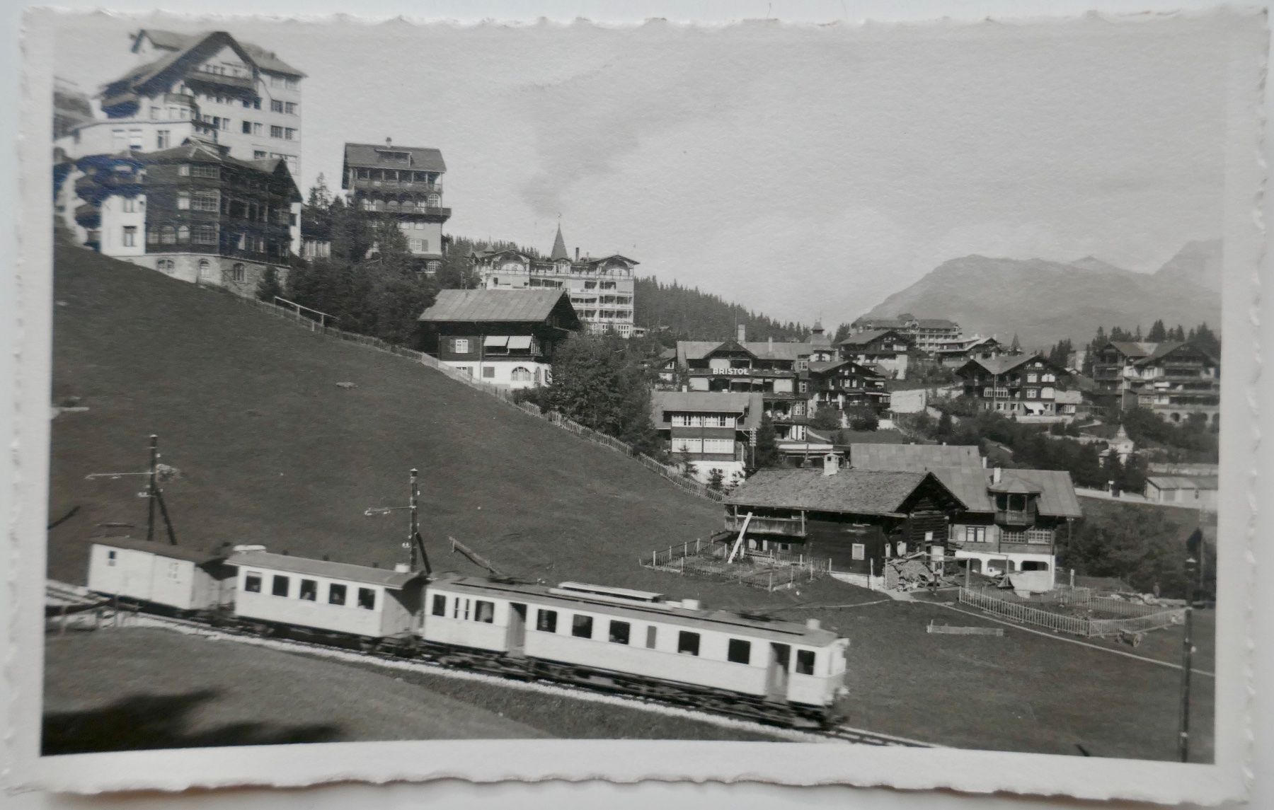 Ansichtskarten: Postkarte Arosa Talfahrt 1937 – Gebraucht aus Möhlin von PHILABARTIS