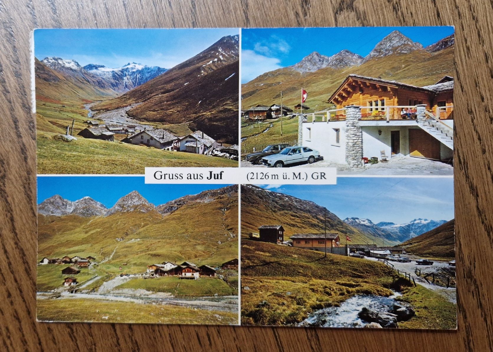 Cartoline postali: Gruss aus Juf 1992 – Usato da Ebikon venduto da Donar50