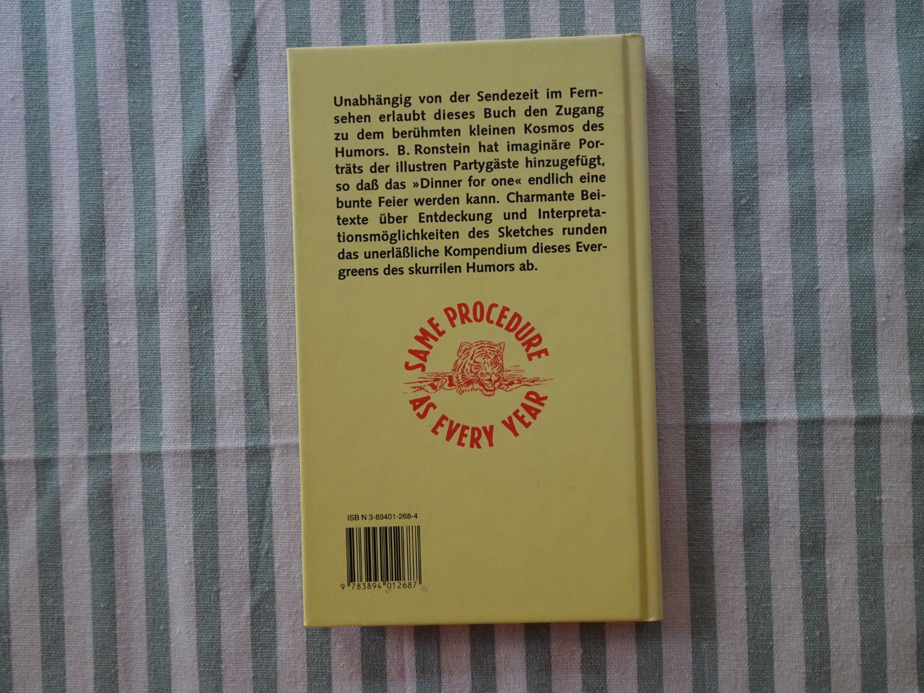 Libri: Freddie Frinton - Dinner for One - B291 – Usato da Küssnacht am Rigi venduto da Bookslove-Divers 1