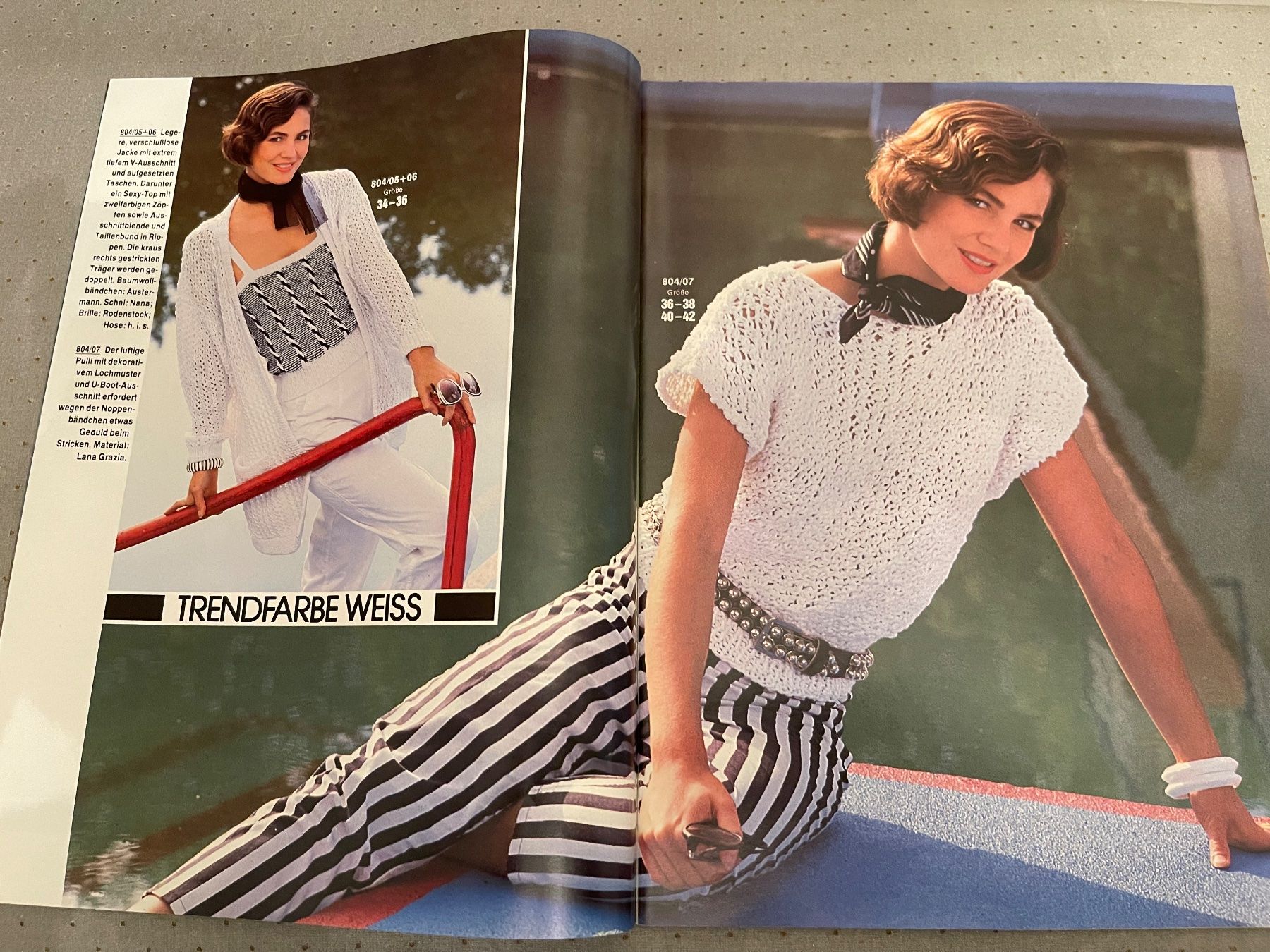 Cartamodelli: Strickheft Burda Spezial, 43 Damenmodelle, 1985 – Usato da Meggen venduto da tulipe21 7