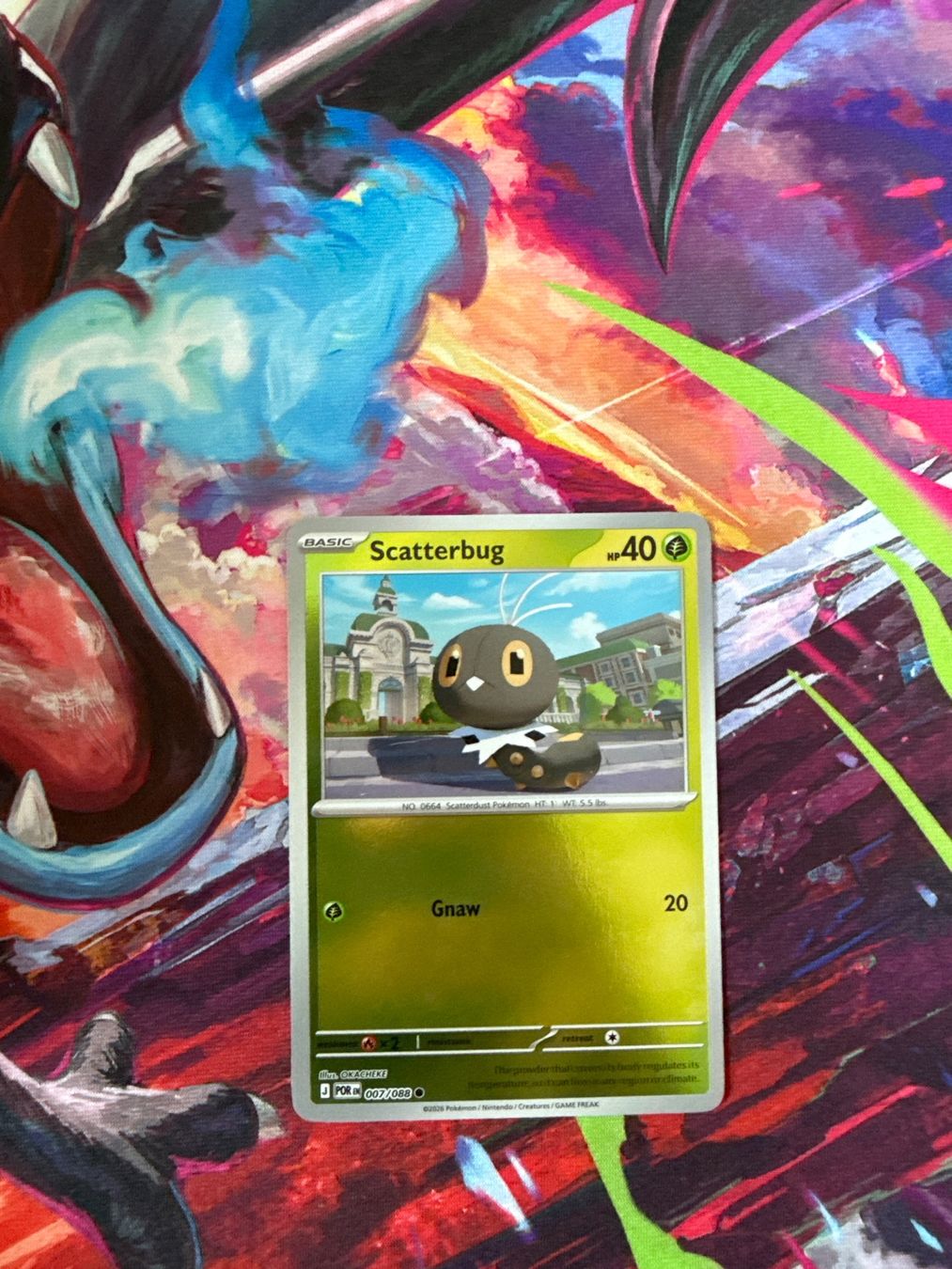 Pokémon Carte collezionabili: Scatterbug Reverse Holo 007/088 Perfect Order English – Usato da Thun venduto da venneck