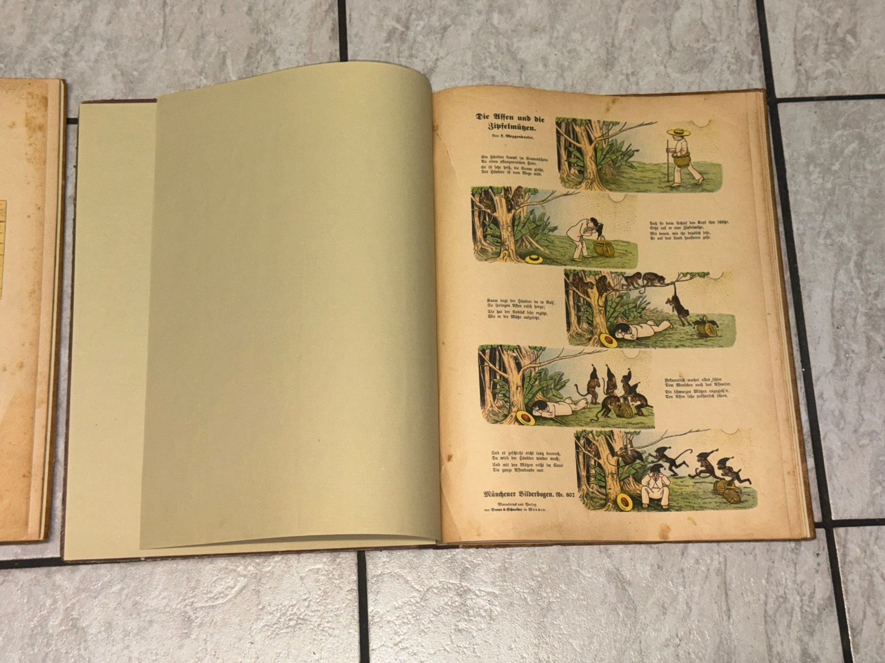 Libri: 2 Alte Bücher- Die lustigsten Münchner Bilderbogen. – Usato da Kaiseraugst venduto da Drasa 4