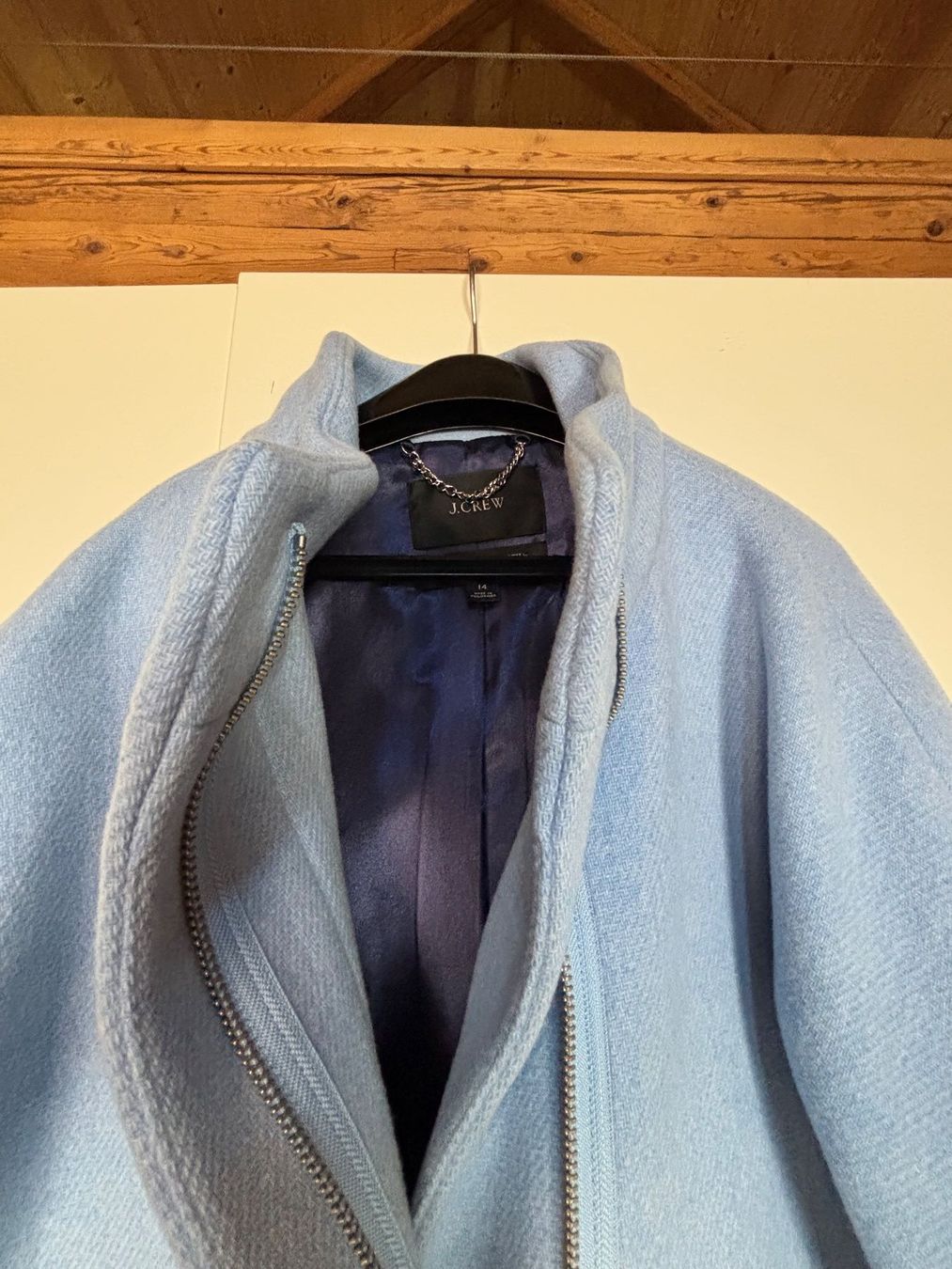 J.Crew Cappotti: J Crew - Wintermantel Hellblau – Usato da Weinfelden venduto da stella79 1