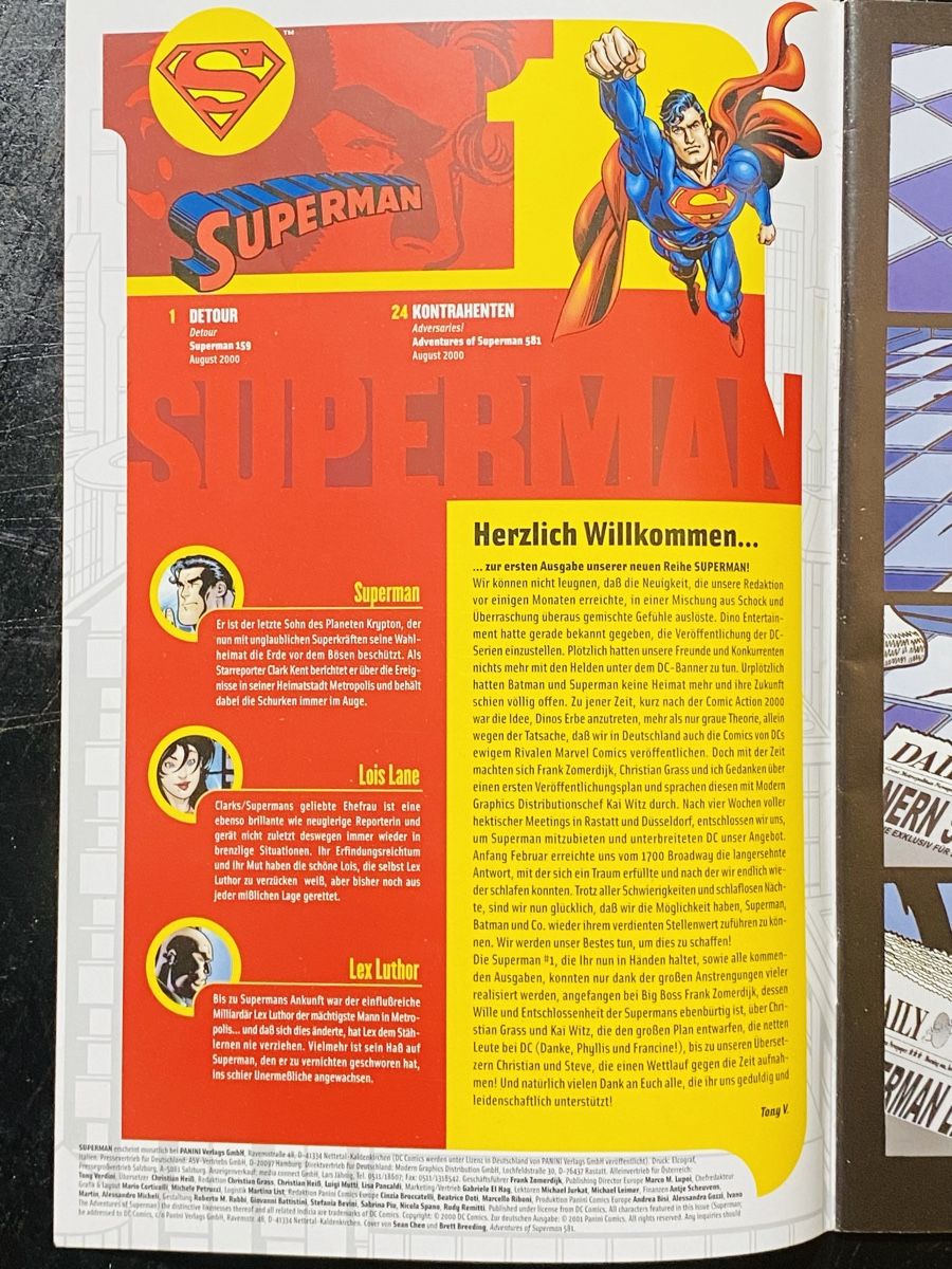 Fumetti: Superman Comic Sammlung # 1 - 6 / DC Panini – Usato da Zuerich venduto da SonderArt-Wertgut 6