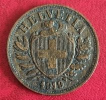 2 RAPPEN JAHR 1919 - SCHWEIZ