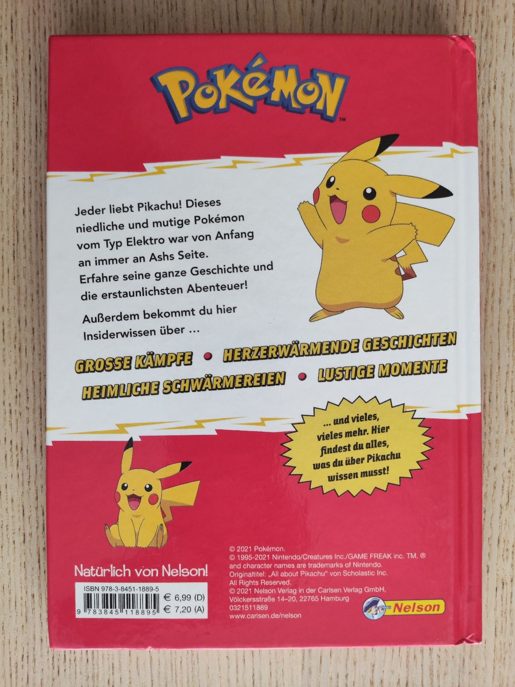 Libri: Alles über Pikachu – Pokémon-Buch – Usato da Schaffhausen venduto da philscardstore 1