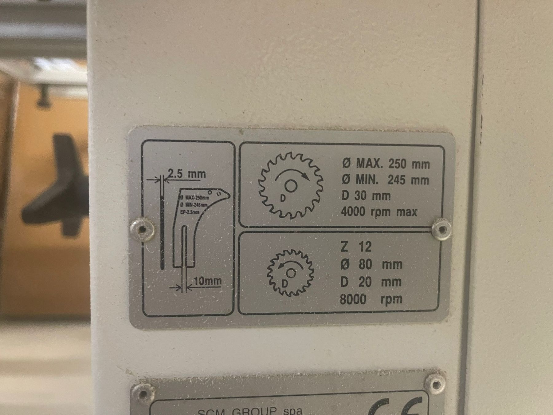 Alle Maschinen: Formatkreissäge Etienne Mini Max 400V – Gebraucht aus Ostermundigen von Sera.P 4