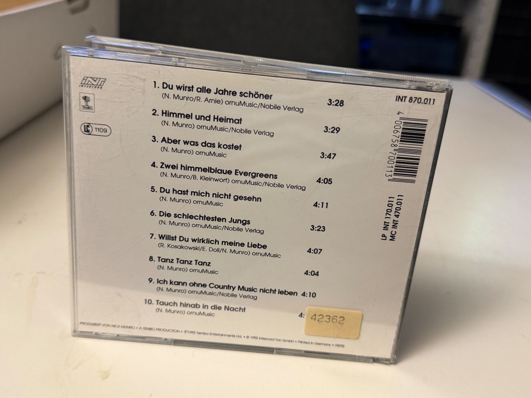 CD: Roger Whittaker - Stimme Des Herzens - HB21B – Usato da Küsnacht ZH venduto da Jazztilldawn 1