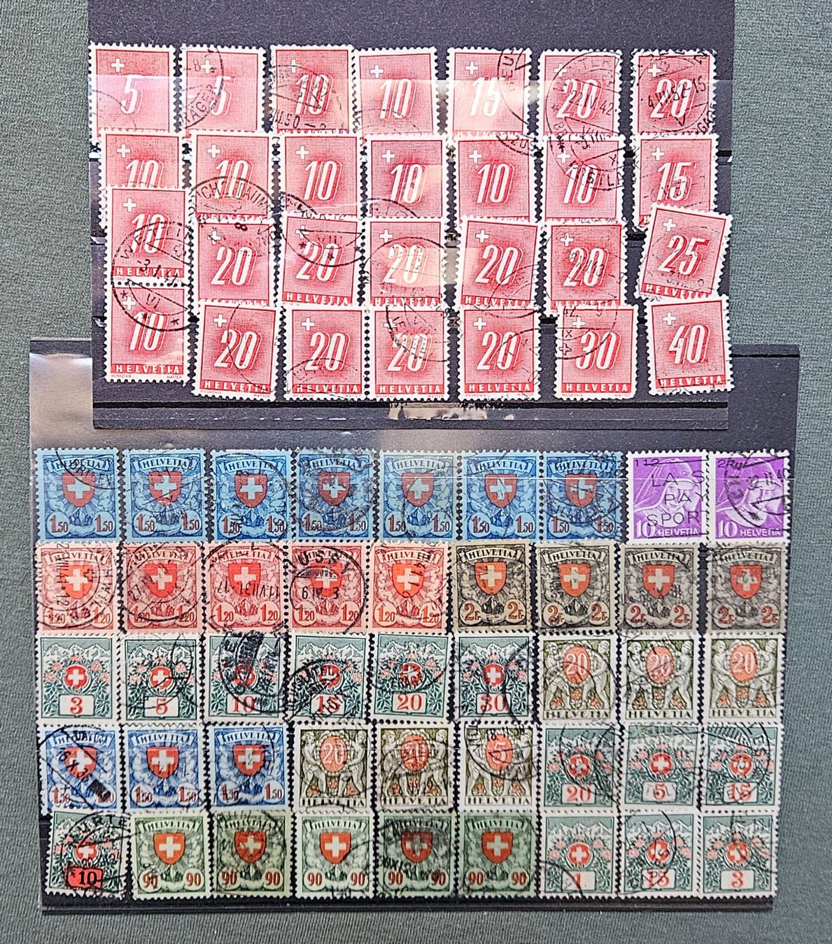 Tutti i francobolli: Briefmarken Doupletten – Usato da Aetingen venduto da stewi03
