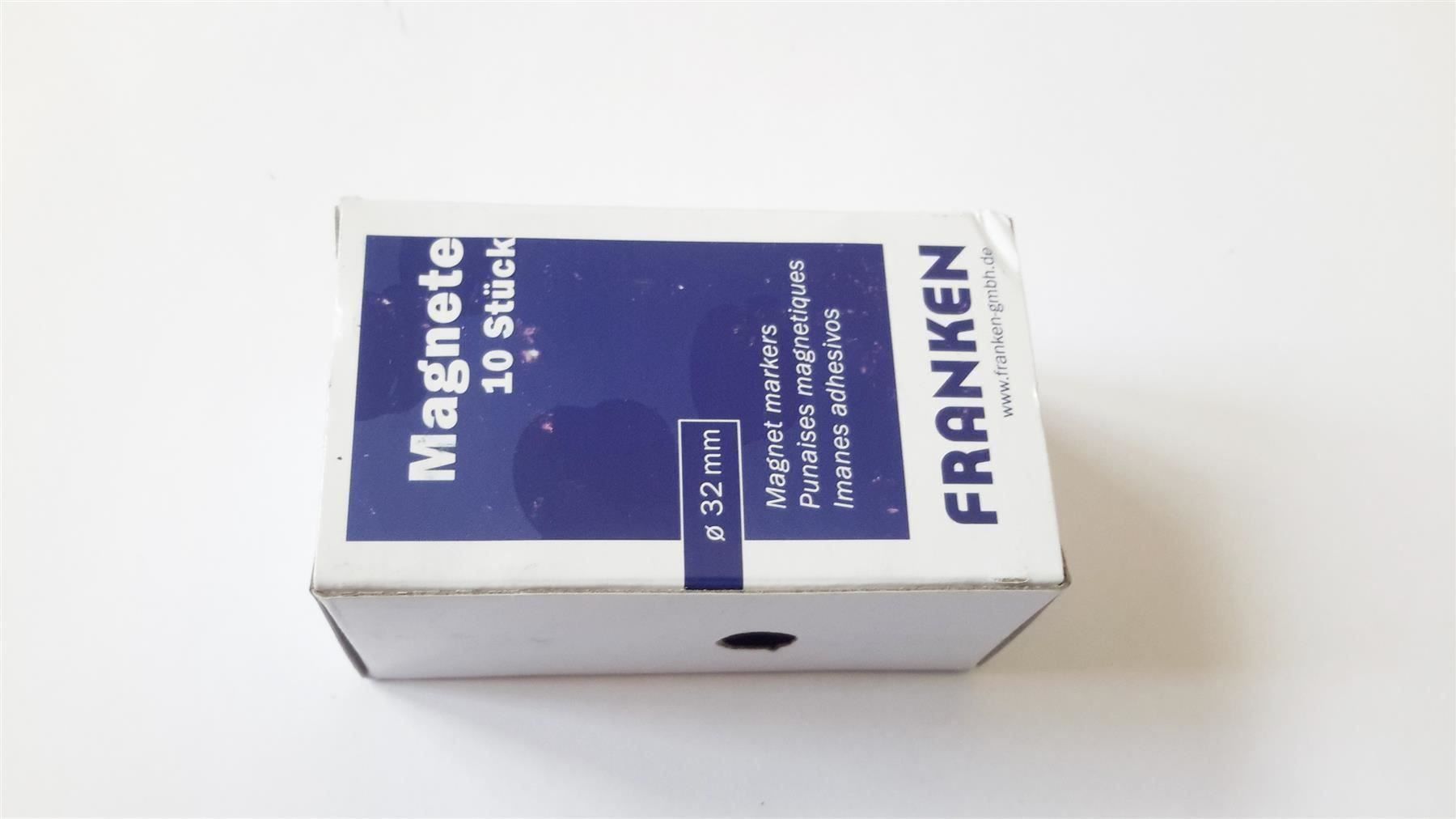 Magnete: Magnete 10 Stück, 32 mm, hellblau – Neu und originalverpackt aus St. Gallen von cointec 4