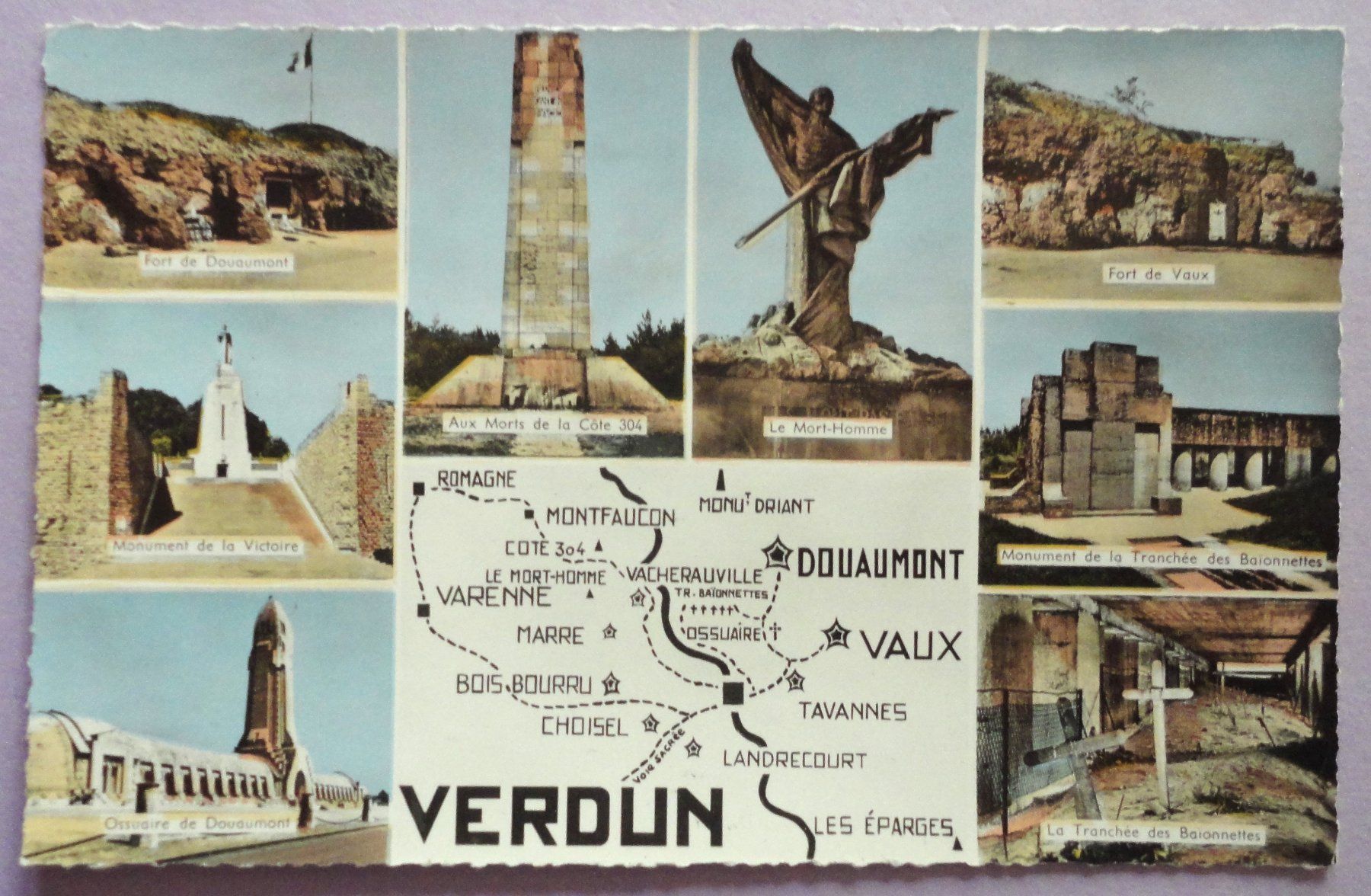 Cartoline postali: Verdun - Les champs de bataille – Usato da Fétigny venduto da Billy2miny