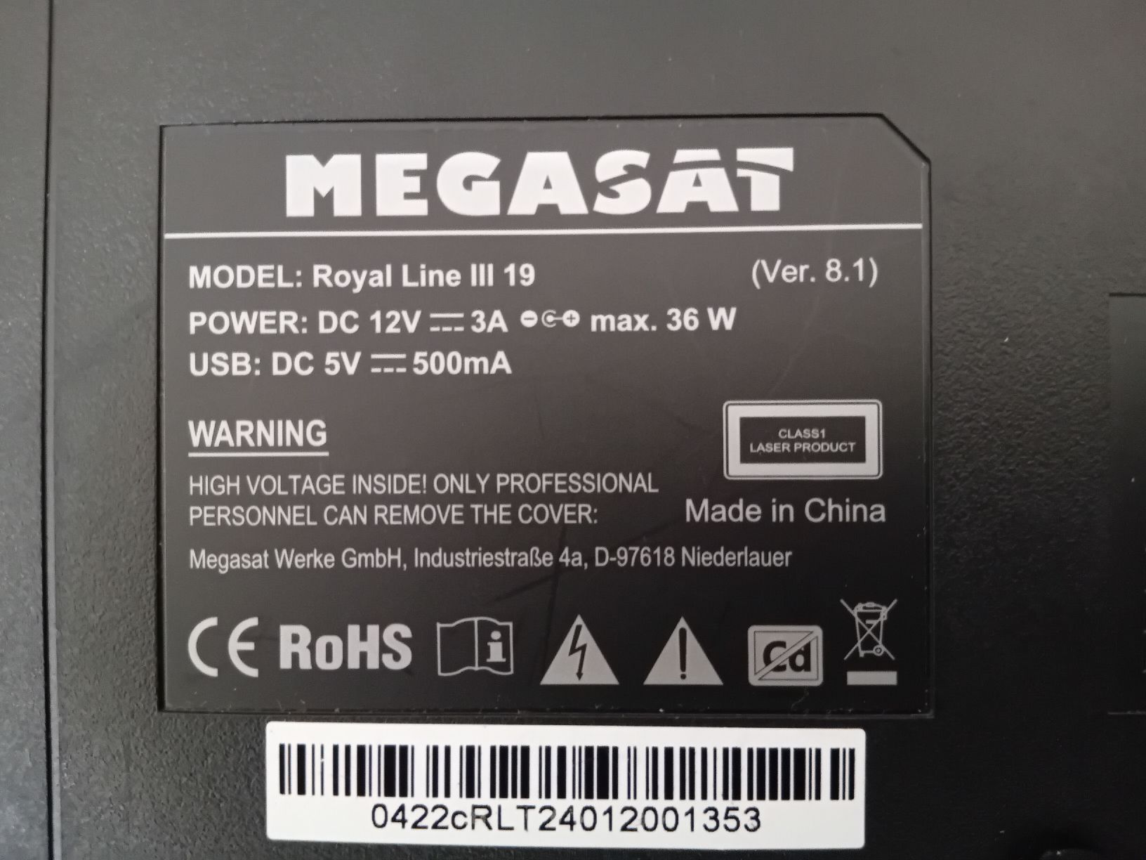 Megasat Fernseher: Megasat Camping TV – Gebraucht aus Burgdorf von carodesign1 3