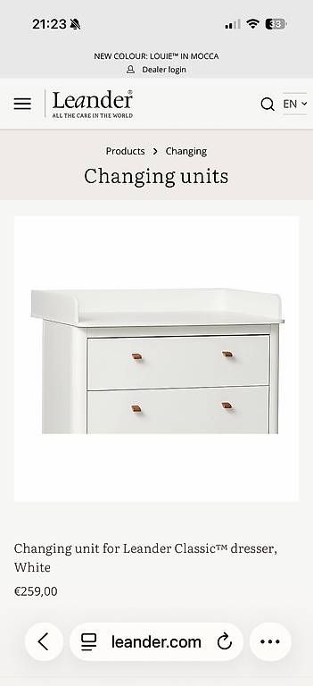 Leander Tables à langer & accessoires: Table à langer et commode leander – D'occasion à Veyrier par rou_l7fj 3