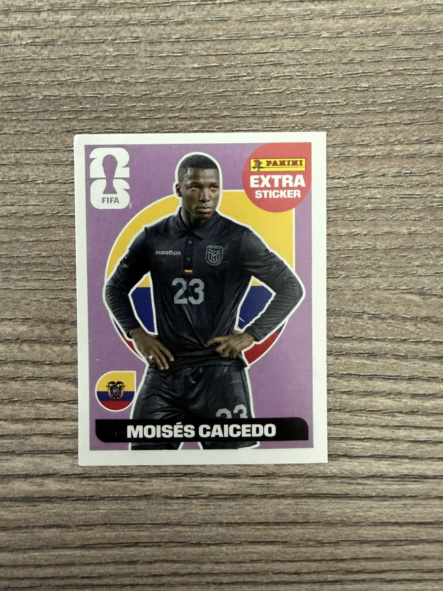 Panini Carte collezionabili: Panini Extra Sticker Moises Caicedo Ecuador NEU 54 – Nuovo (secondo la descrizione) da Aedermannsdorf venduto da Canonica96