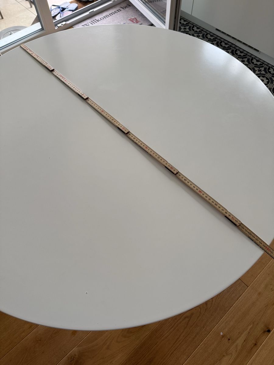 Pfister Tavoli: Küchentisch 110cm weiss – Usato da Sirnach venduto da Kariya17 3