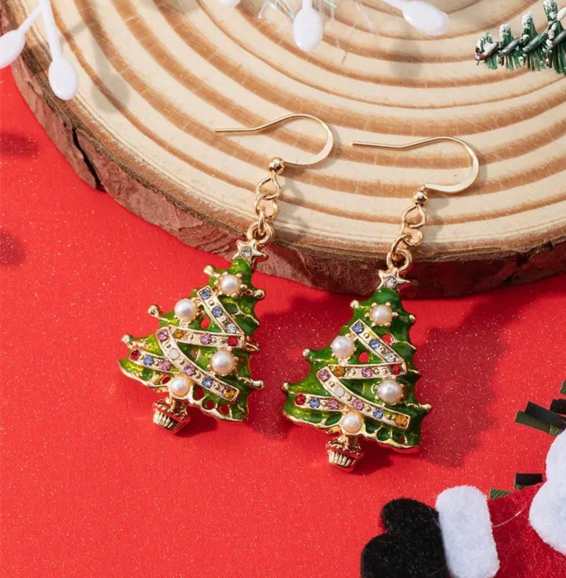 Orecchini pendenti & Orecchini a lobo: Ohrringe Christbaum (Weihnachtsbaum) – Nuovo (secondo la descrizione) da Gams venduto da Mariawicca 1