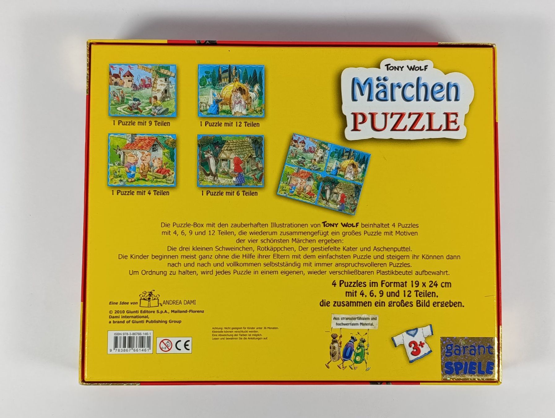 Puzzle: TONY WOLF 4 puzzle de contes – Usato da Thielle venduto da Plusvalue_Neuchatel 1