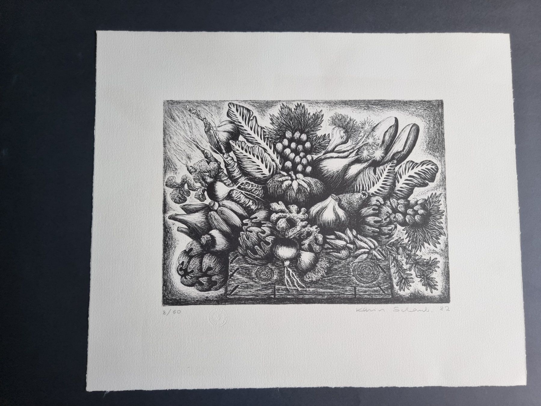 Grafica & Litografie: KARIN SCHAUB  LITHOGRAPHIE SIGNIERT NUMMERIERT – Usato da Gersau venduto da kunst-online 3