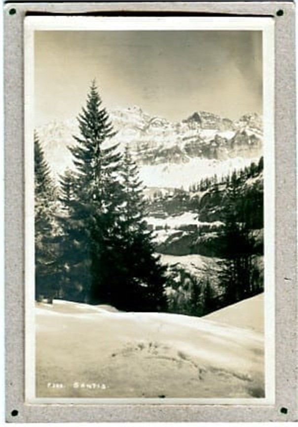 Ansichtskarten: Säntis, im Winter – Gebraucht aus Ottikon b.Kemptth. von Neptun1974